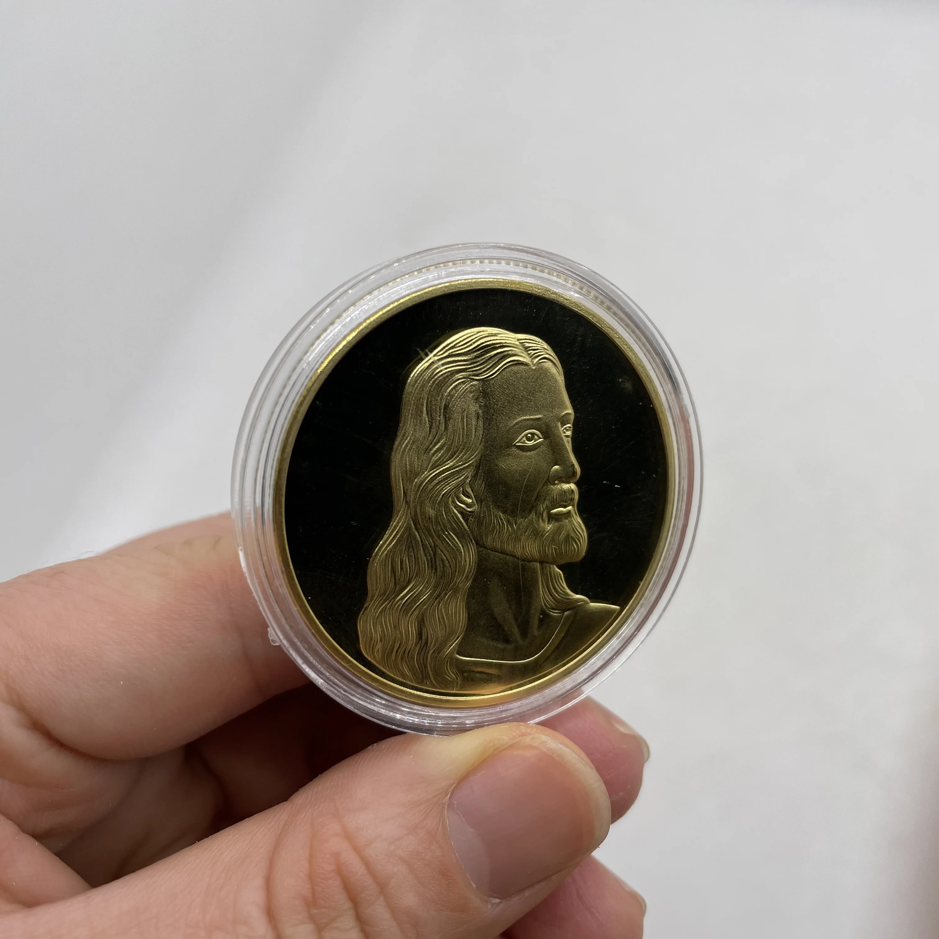 

8+2 Designs Gold Silver Plated Jesus Series Coins Home Decorative Christian Commemorative Challenge Coins for Gifts