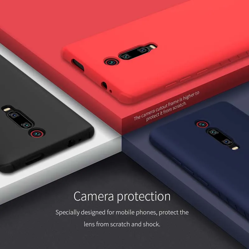 Для Red mi K20 Pro чехол NILLKIN силиконовая гладкая защитная задняя крышка для Red mi K20 mi 9t mi 9t Pro Чехол 6,39 Funda роскошный