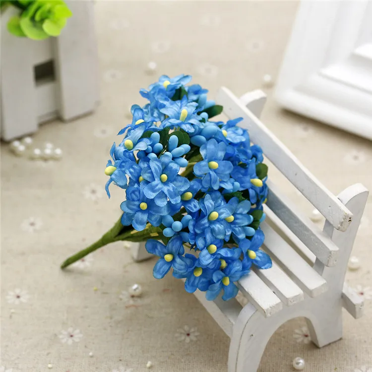 1 5 см искусственная ткань Babybreath цветы шелк персик фотоэлемент для рукоделия