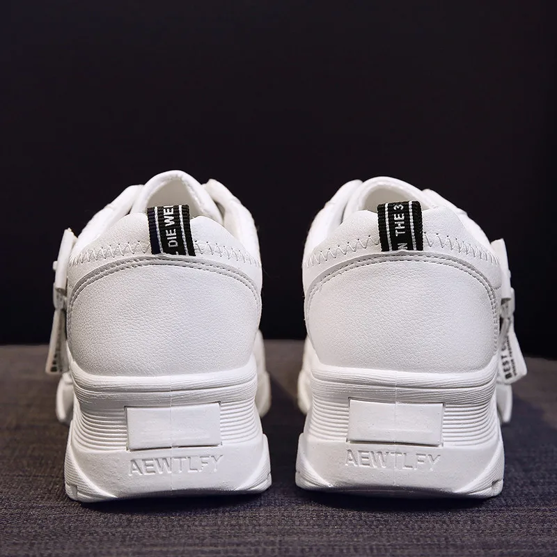 2019 новые повседневные женские кроссовки обувь на платформе со шнуровкой женская