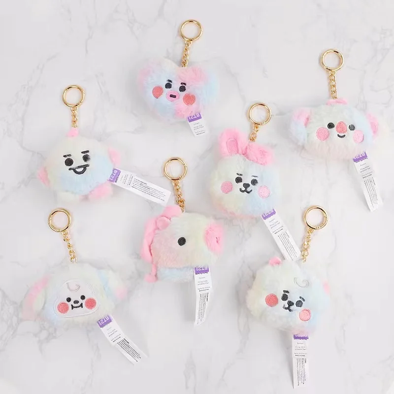 Новинка Kpop плюшевая Подвеска из серии Tie-dye kawaii Animal собака коала Rabbit Rj мягкие
