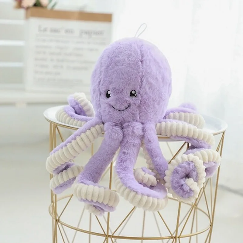 Hot Sale 18/40/60/80cm Lovely Simulation Octopus Pendant Plush Stuffed Toy Soft Animal Home Accessories Cute Doll Children Gifts | Игрушки и