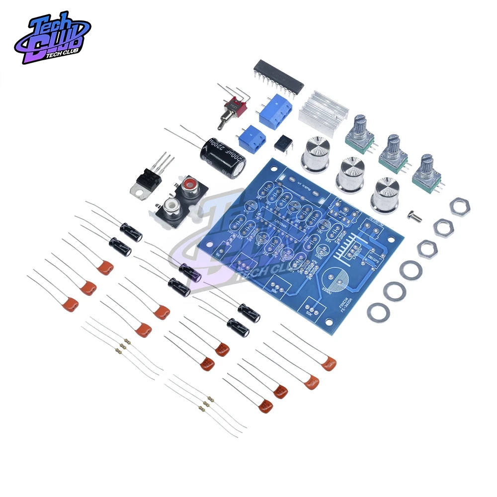 LM1036N Высокая Температура регулятор громкости комплект DIY Набор LM1036 DC тональный