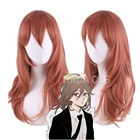 Бензопила человек Ангел Дьявол ангел демон Аниме косплей парик из синтетических волос 55 см цвета: оранжевый, вьющиеся парик парики для вечеринок на Хэллоуин + парик Cap