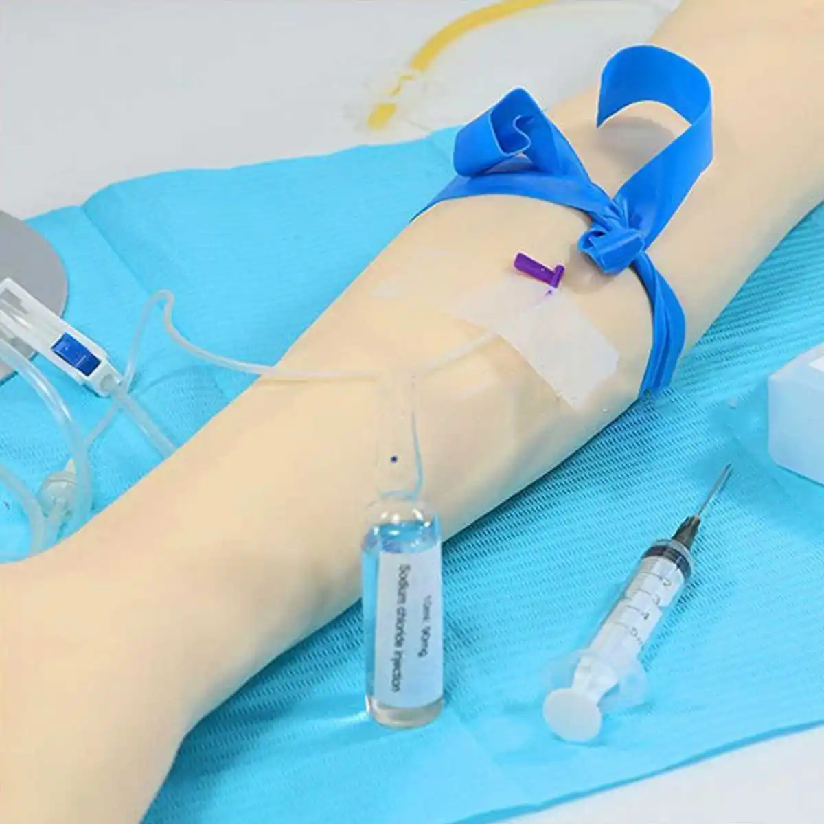 Анатомическая IV флеботомия Venipuncture практика рука Анатомия инъекция медицинский