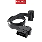 VXDIAG OBD2 Автомобильный сканер Удлинительный кабель OBDII 16 контактный интерфейс диагностический разъем 60 см провода розетки автомобильные аксессуары