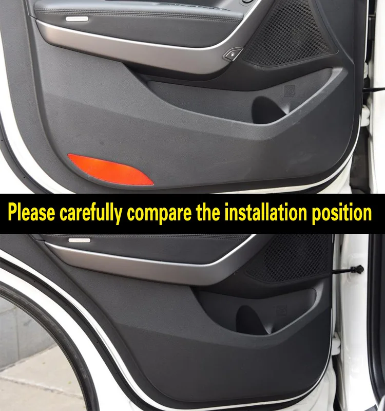 Стайлинг автомобиля внутренняя наклейка на боковую дверь защита от ударов