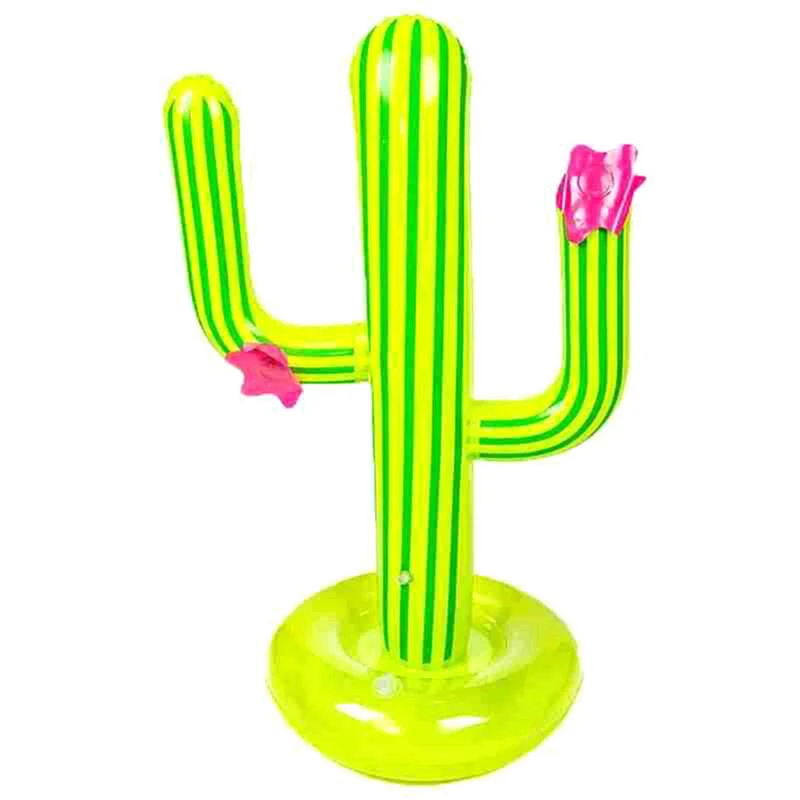 

Outdoor Swimming Pool New PVC Inflatable Cactus Ring Toss Game Set Floating Pool Toys Beach Party Supplies Party Ice Bar