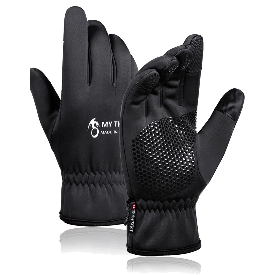 

Уличные Верховые Перчатки Нескользящие кашемировые сохраняющие тепло ветрозащитные водонепроницаемые эластичные мягкие удобные велосип...