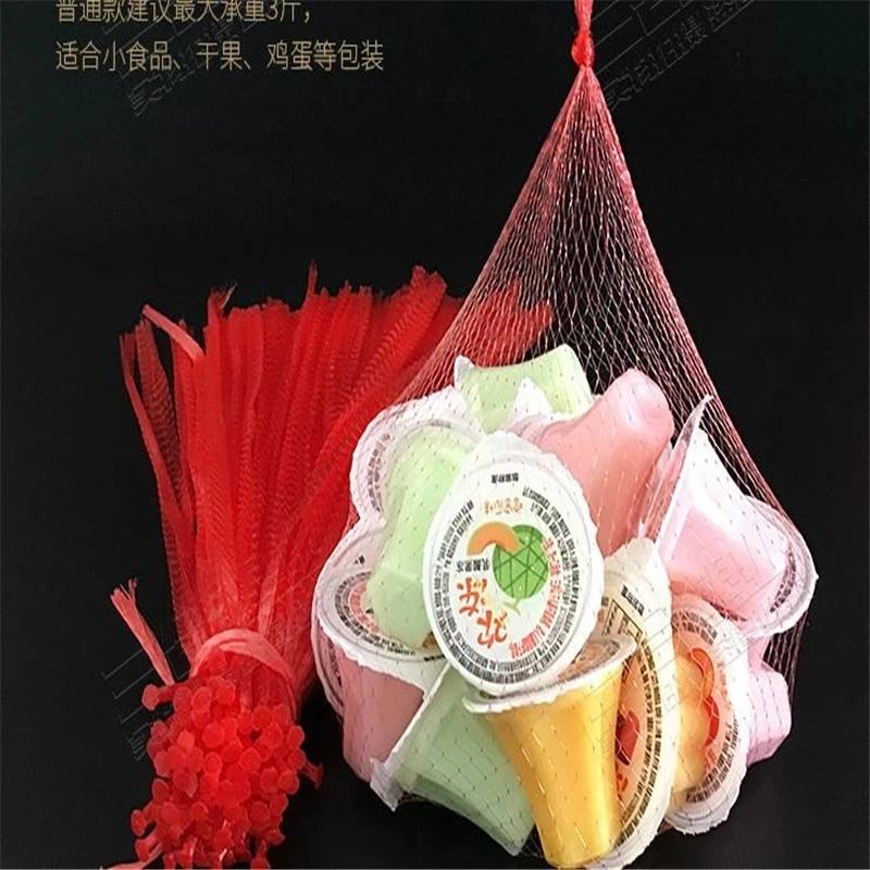 Fresh keeping net bag Gardening plastic mesh bags of fruit string Fruit growth length 35 cm 20 PCS | Дом и сад