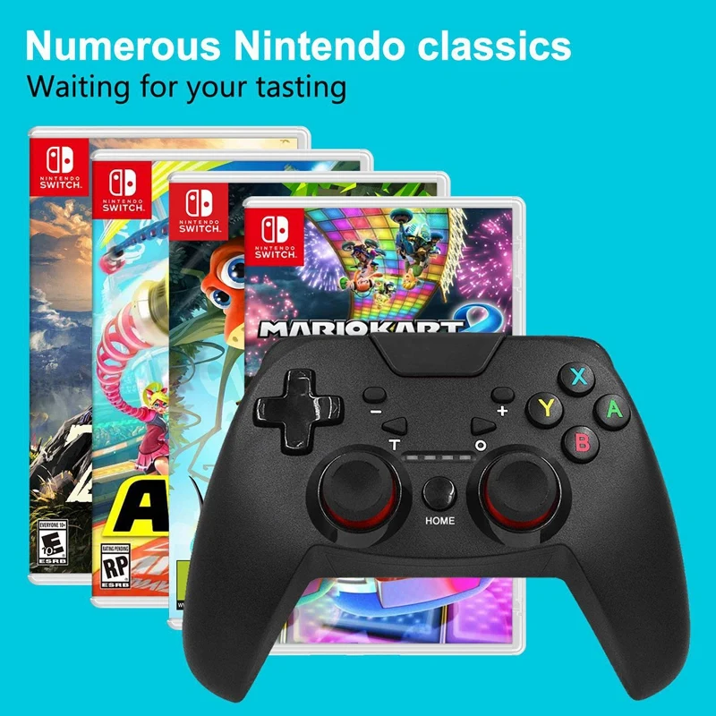 Беспроводной контроллер для Nintendo Switch переключатель Pro с регулируемым турбо Dualshock