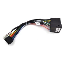 16 pin car audio power cable adapter for hyundai vernaaccentforteceratosorentosportagesoul stereo