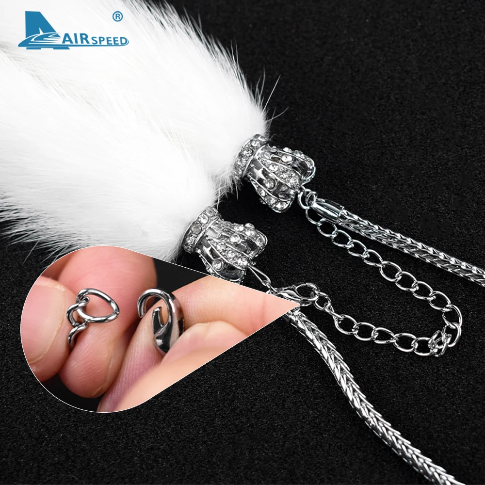 

Interior for Mercedes Benz W205 W213 W177 GLA GLC GLE Accessories Car Pendant Mink Fur Rearview Mirror Hanging Ornaments Charm