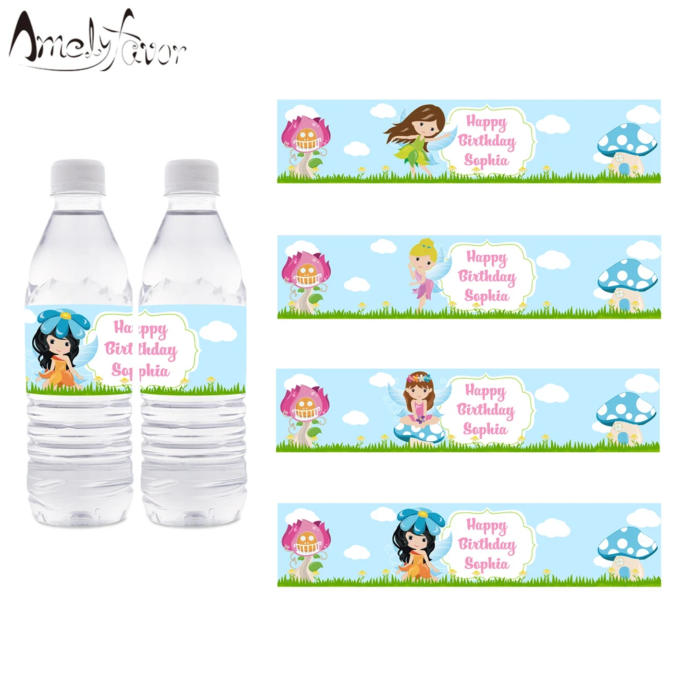 Вечерние этикетки для бутылок в стиле Лесной Феи украшения девочек на день