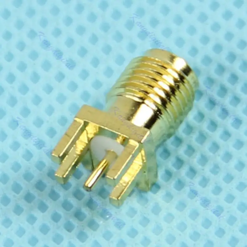 

Edge Mount PCB Board Receptacle RP SMA Male Jack Connector Adapter 32CC