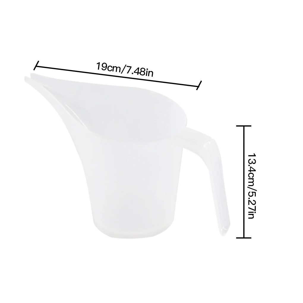 

1PCS Long Spout Funnel Pitcher Transparent Cake Making Measuring Cup Large Capacity Measuring Cup Home Kitchen Measuring Tool