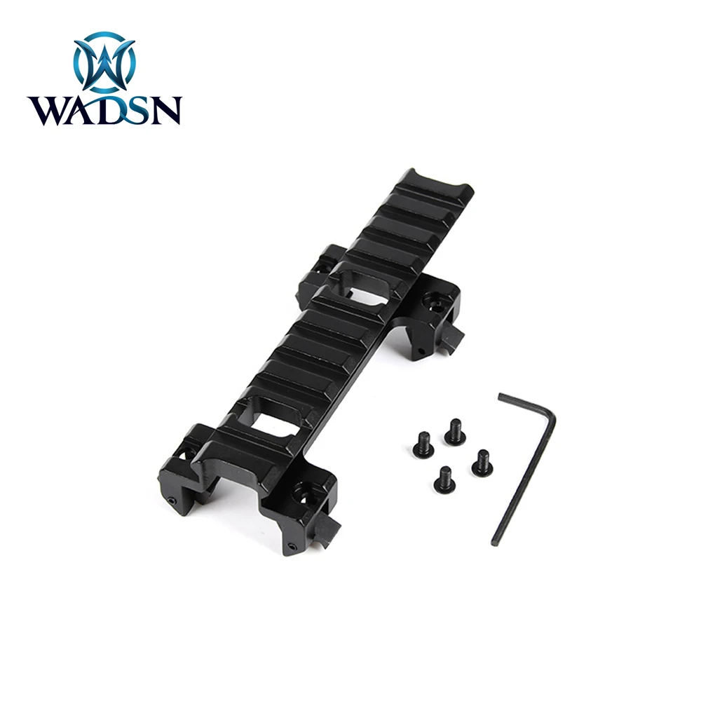 

WADSN Tactical MP5 G3 Scope Rail Mount Aluminum Hunting Rifle mp5k Picatinny Rail Base Guide Bracket for Flashlight PEQ Sight
