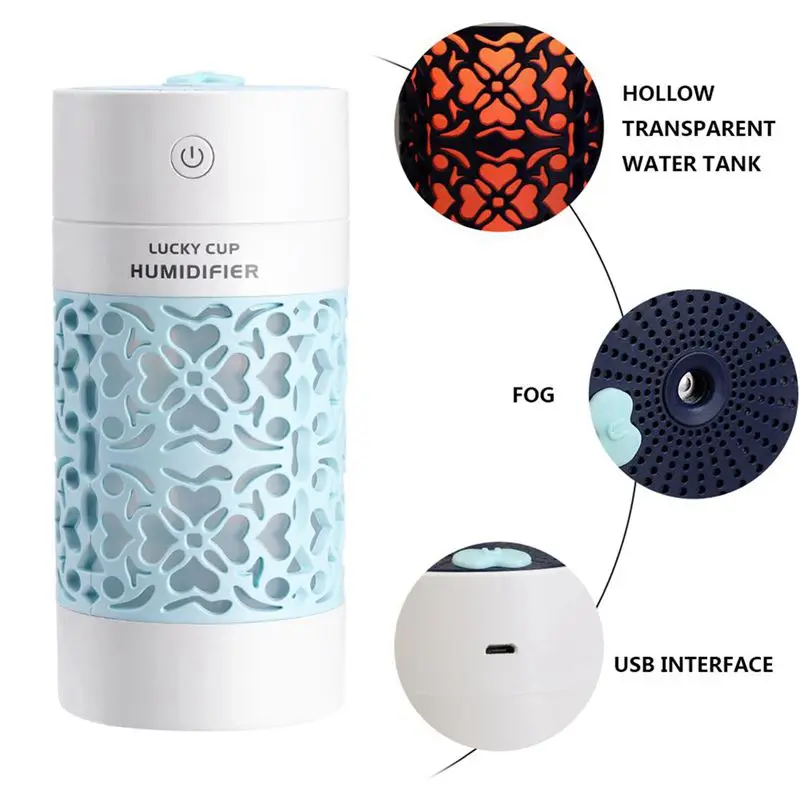 Автомобильный портативный увлажнитель воздуха Usb ультразвуковой диффузор для