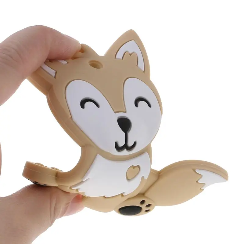

Baby Teether Food Grade Silicone DIY Necklace Animal Teething Teeth Nursing XX9E