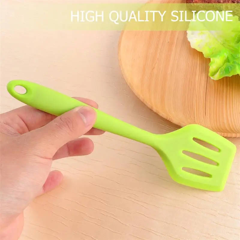 2PCS Silicone Cooking Spatula Slotted Turner Nonstick ​Heat Resistant Shovel Kitchen Utensil (Random Color)​ | Дом и сад