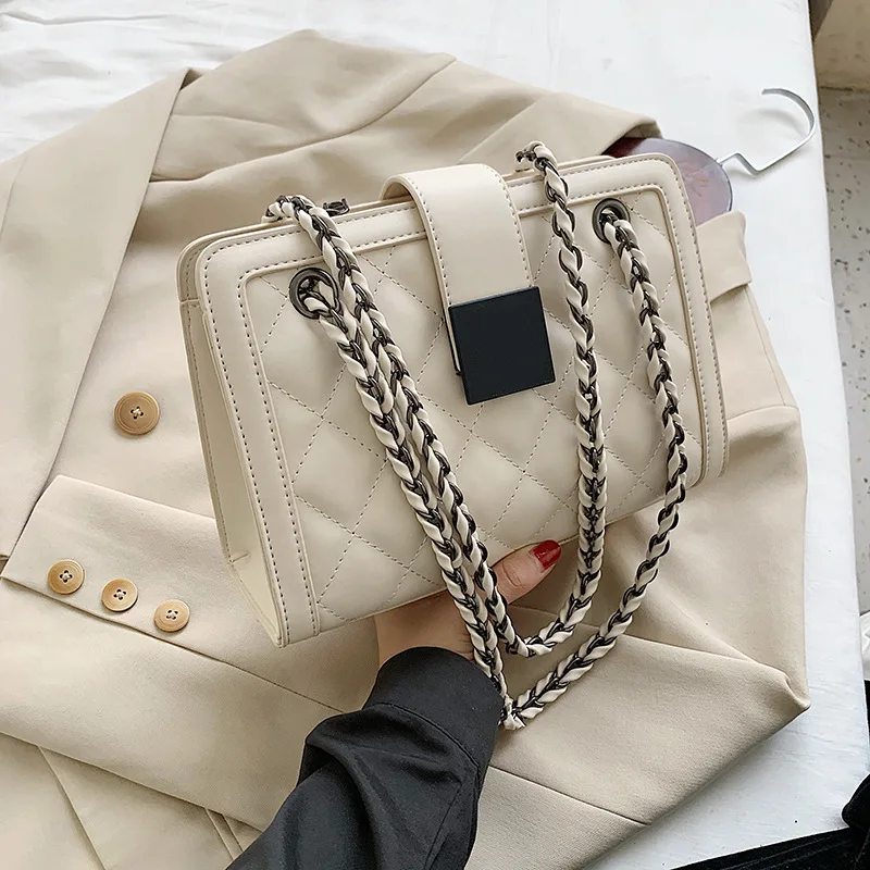 

Womens Handbags Autumn and Winter Chain Women's 2021 New Fashion Network Red Versatile Shoulder Messenger Armpit Bag Purses