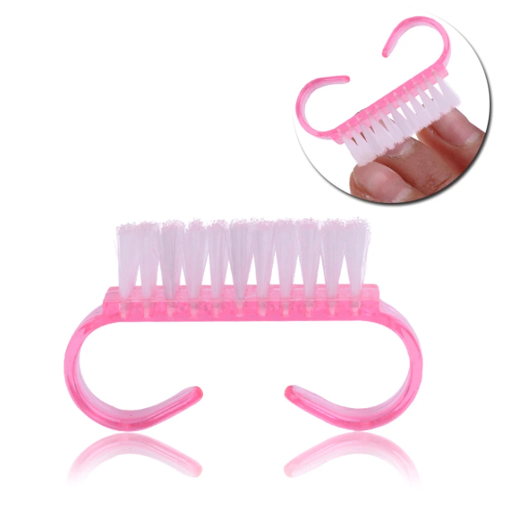 1 шт. щётка для чистки ногтей|Принадлежности дизайна ногтей| |