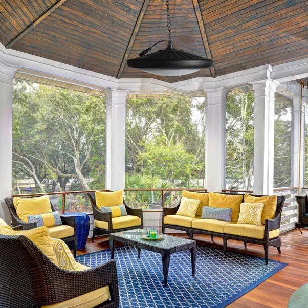 20 светодиодов водонепроницаемый потолочный светильник на солнечной батарее с