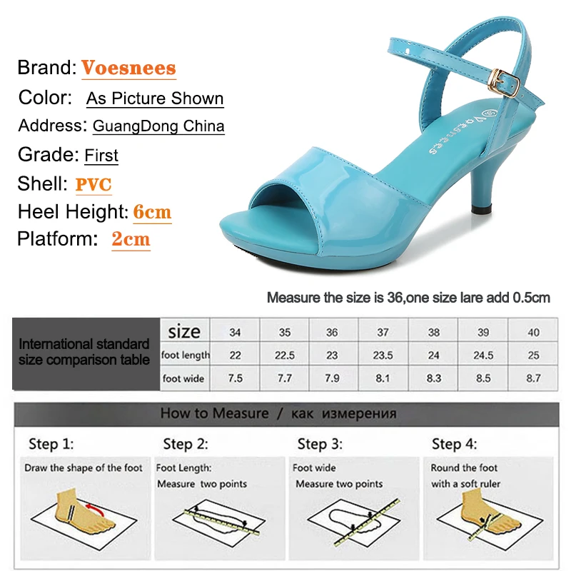 Voesnees Sandals Women Shoes  Size 43 Thin Heels Summer Naked Color Peep Toe High Heels Sexy Nightclub Party Slides Heels Shoes images - 6