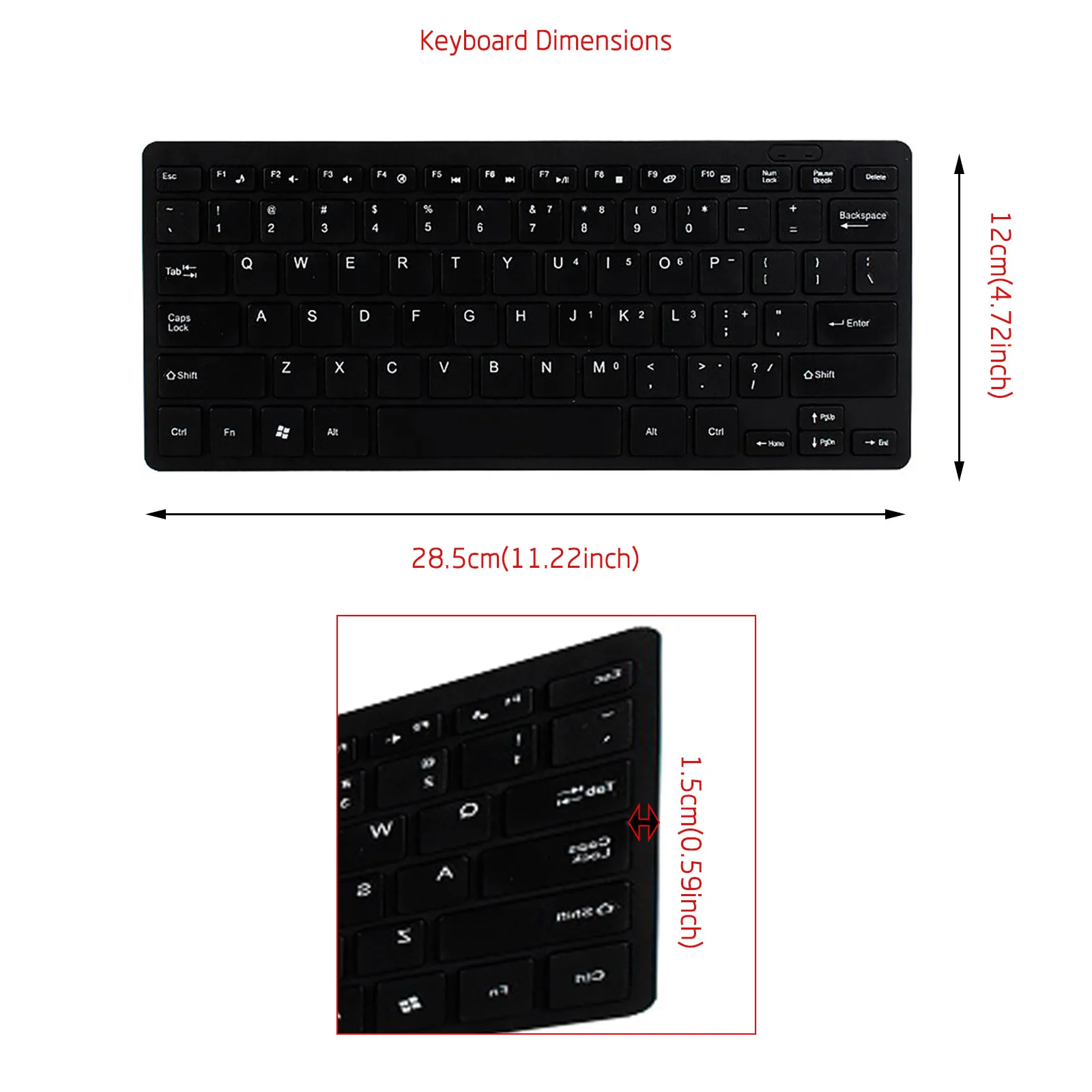 

Mini Multimedia Full-size Keyboard Mouse Combo Set 2.4G Wireless Silent Keyboard And Mouse For Mac Notebook Laptop Desktop PC