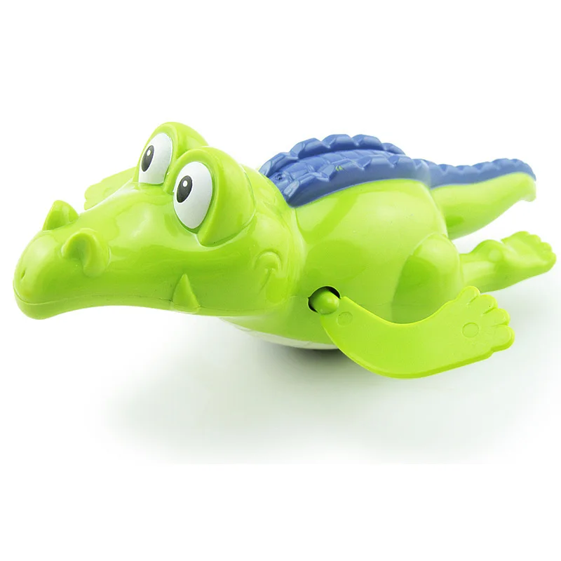 Детская игрушка для купания плавающая с крокодильей крокодилькой заводная игра