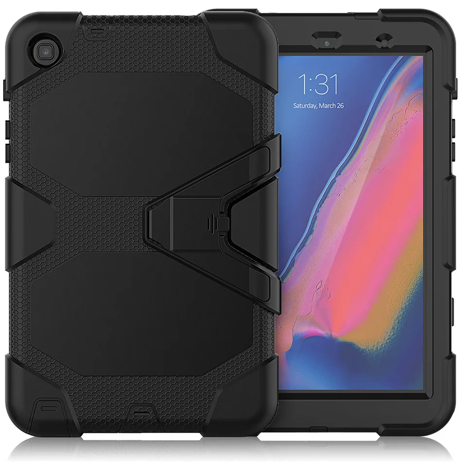 Для Samsung galaxy tab A 8 0 2019 (S Pen) SM-P200 P205 P207 Подставка для планшета силиконовый чехол + PC