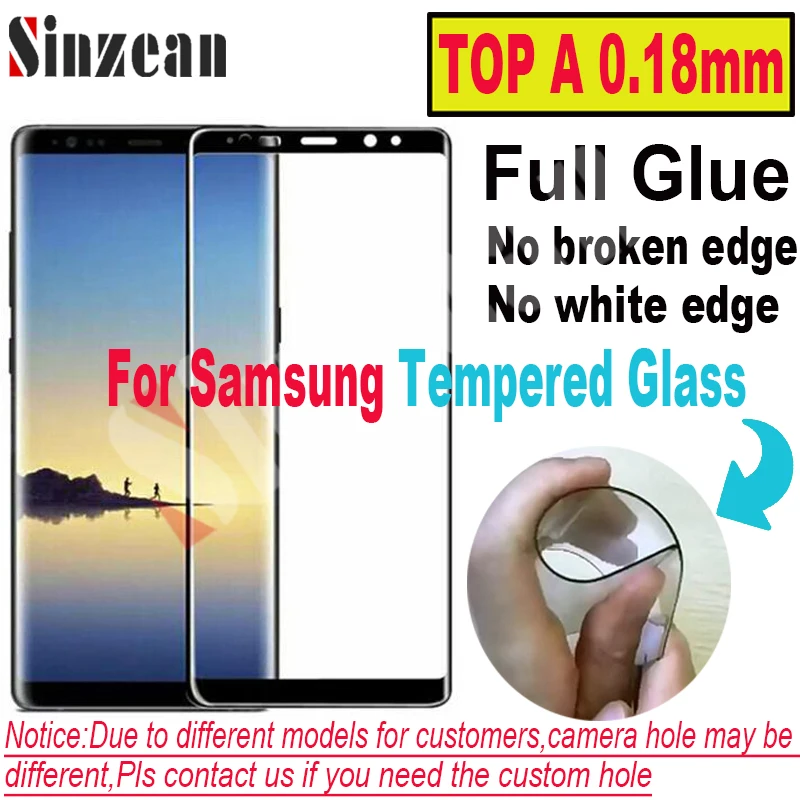 100 шт Для Samsung S20 Ultra/Note 10 Plus/S10/S9/S8 Plus/Note 8/Note 9 ультра тонкий 0 18 мм 3D изогнутый край