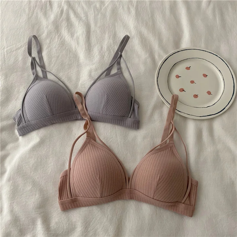 Жилет с резьбой для девушек удобное нижнее белье без оправы французская