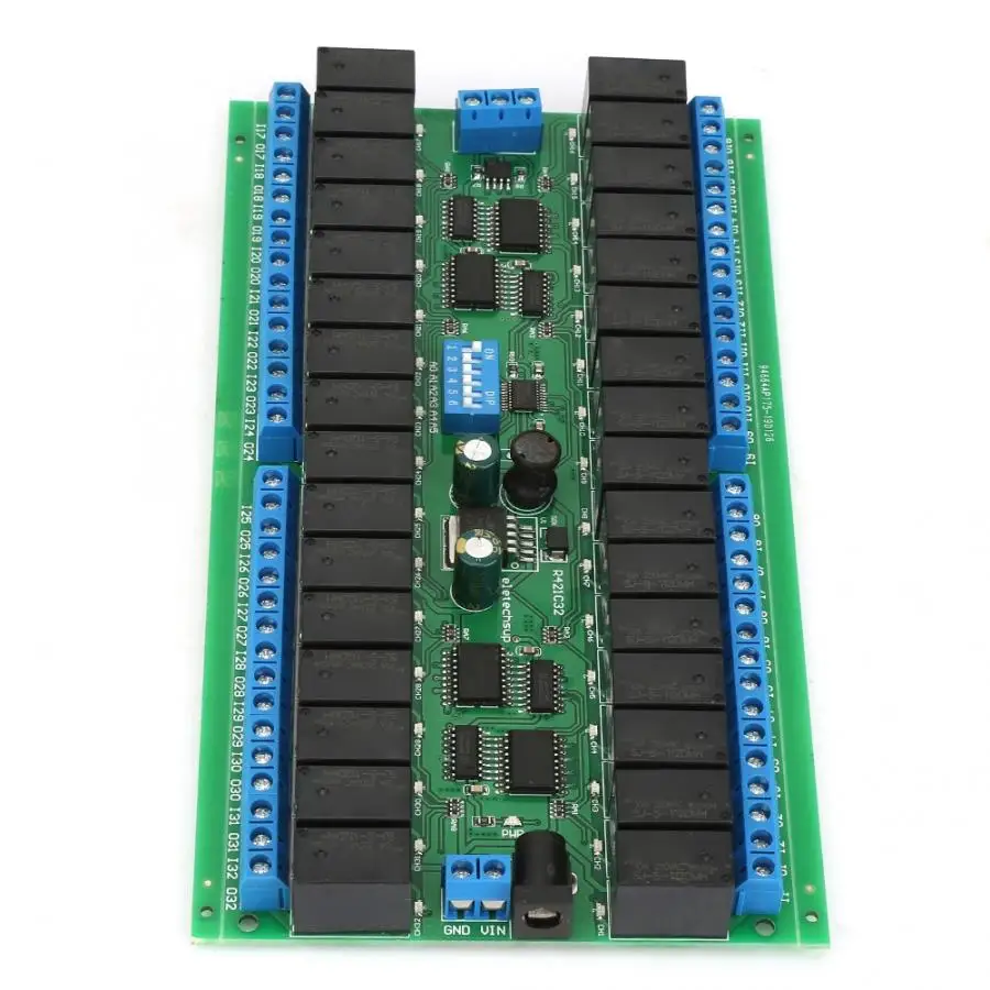 DC12V последовательный порт 32 канала переключатель управления релейный модуль