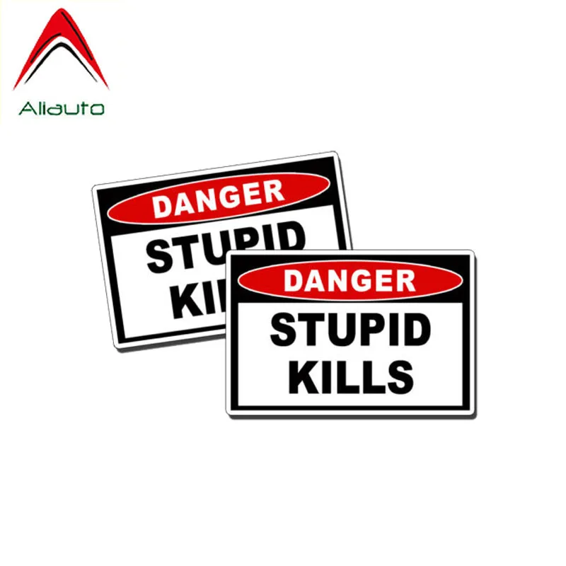 

ПредупреПредупреждение ющая Автомобильная наклейка Aliauto, 2 X глупые наклейки на машину, наклейки из ПВХ для Prius Priora Suzuki Jimny Subaru Impreza Toyota,11 см * 7 ...
