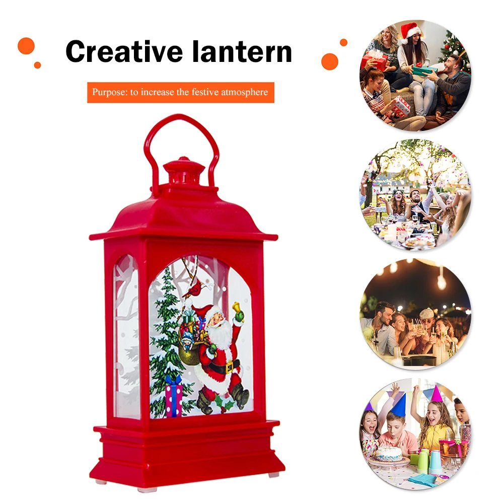 

Фонари-ветер, креативные Подвесные светодиодные маленькие боковые фонари для рождественской елки, украшения, праздничный Декор вечерние Н...