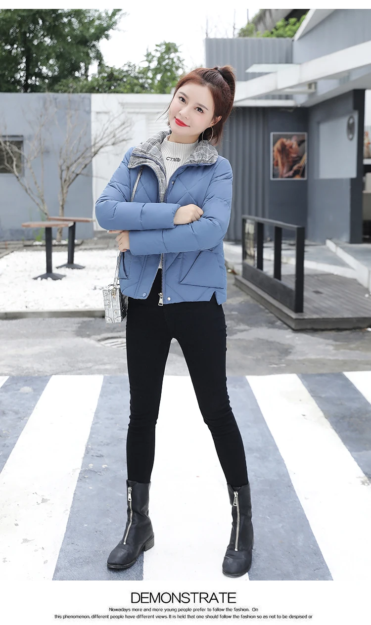 Tcyeek Winter Jacket Women Parkas Mujer Women's Down Cotton Jackets Feminine Hiver Warm Coat Fit Office Ladies Clothes 1986