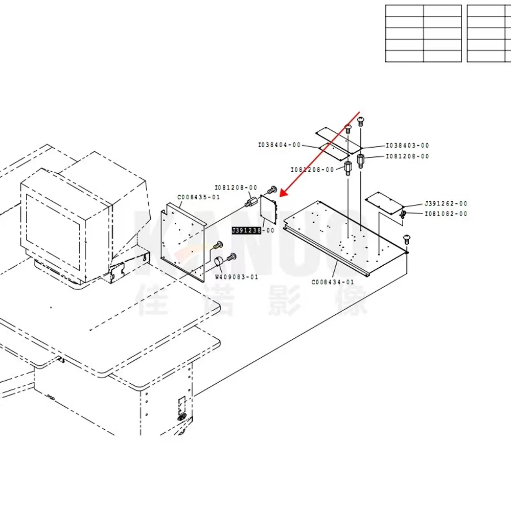 J391121 J391238 Новый переключатель управления печатной платой для Noritsu QSS 3201/3202/3203