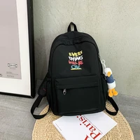 letters new waterproof nylon backpack for women multi pocket travel backpacks female school bag for teenage girls book mochilas
