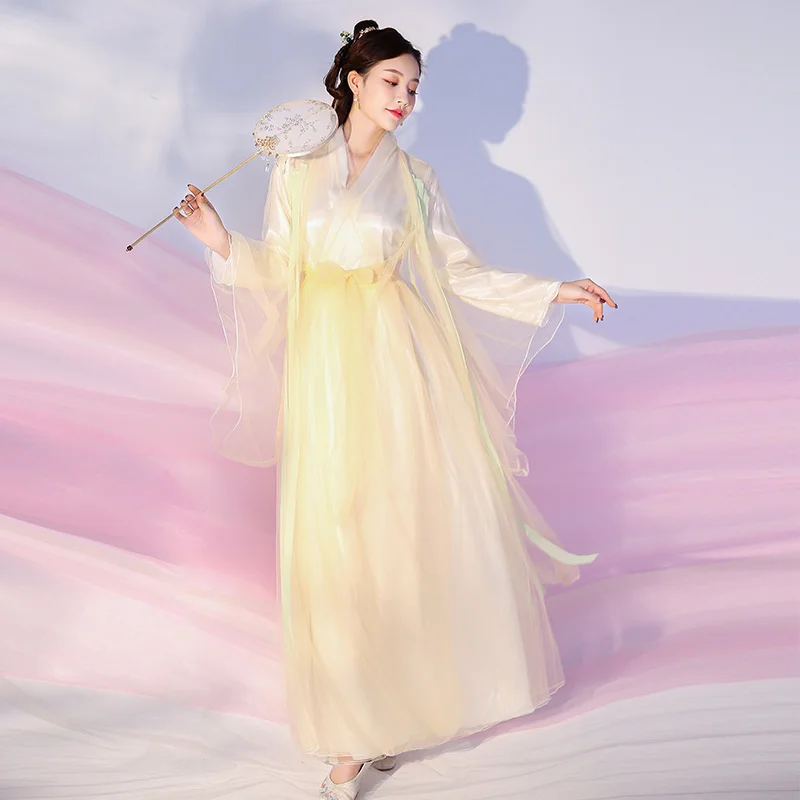 

Traditional Chinese clothing Knight errant costume guzheng dance costume film and television drama improved Hanfu women skirt