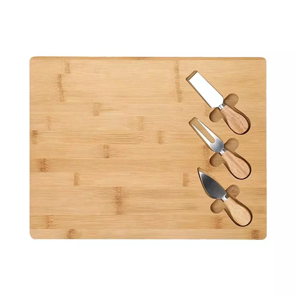 

Набор доски для сыра, доски для колбасы, доска для сыра, сервировочный поднос, блюдо для мяса с чарочной рейкой с 3 ножами для резки сыра