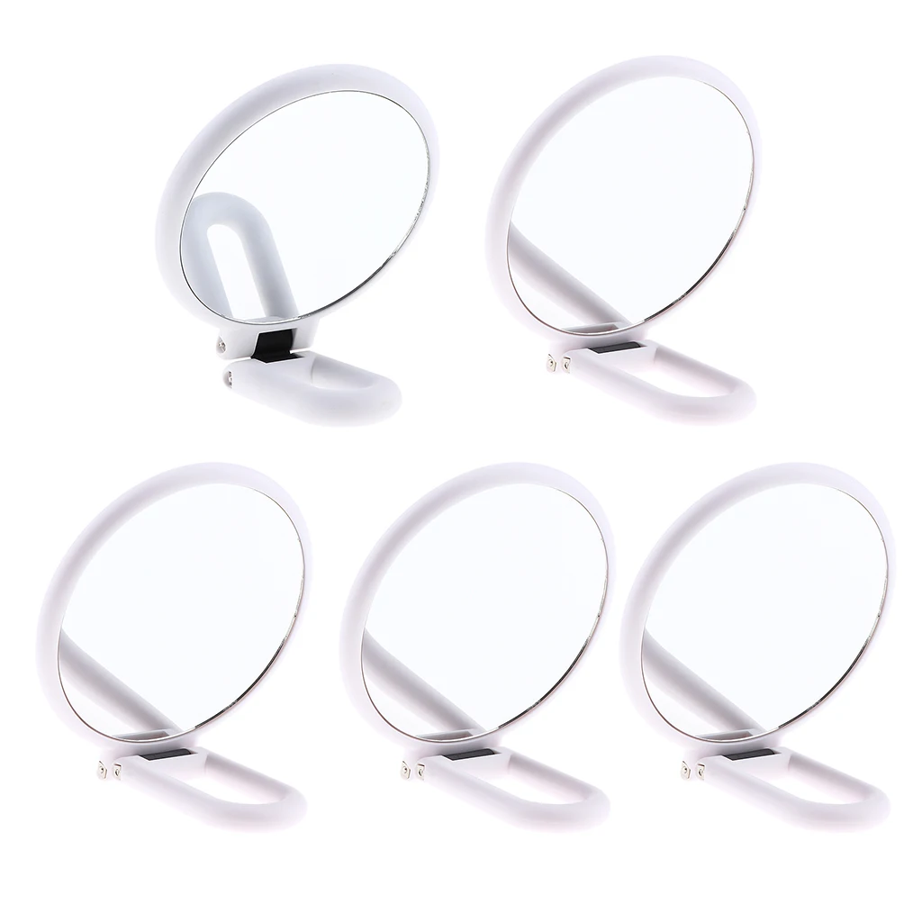 

MagiDeal Складное двухстороннее косметическое зеркало нормальное увеличительное зеркало для макияжа ручное