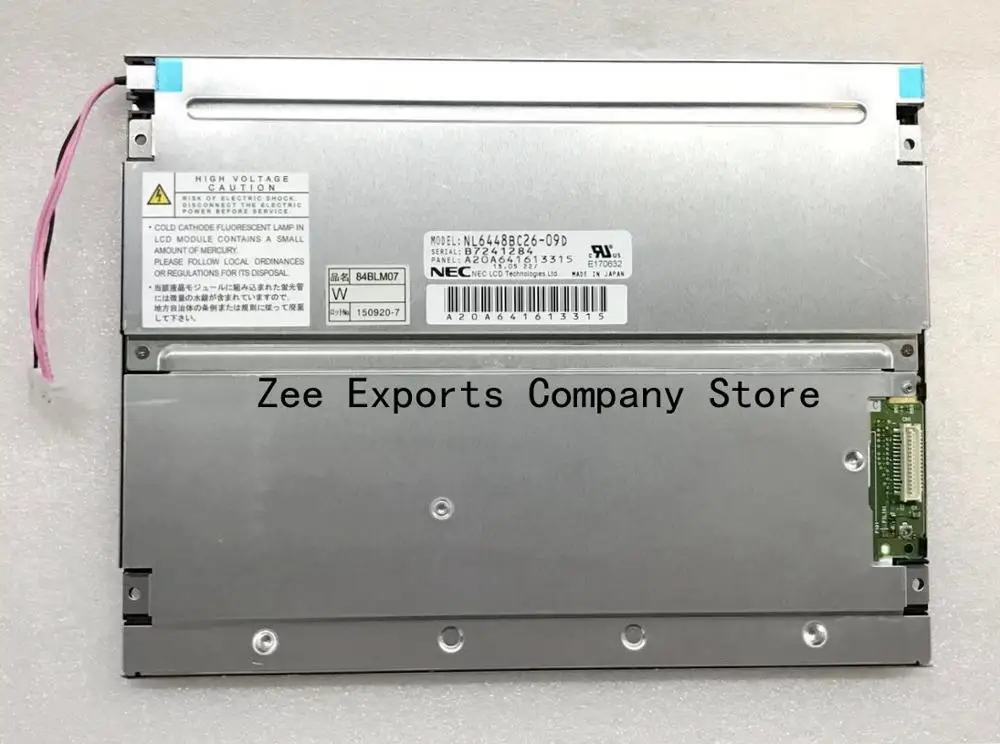 

8.4 inch LCD NL6448BC26-09 NL6448BC26-09D 640*480 TFT Original LCD Display For Industrial Equipment