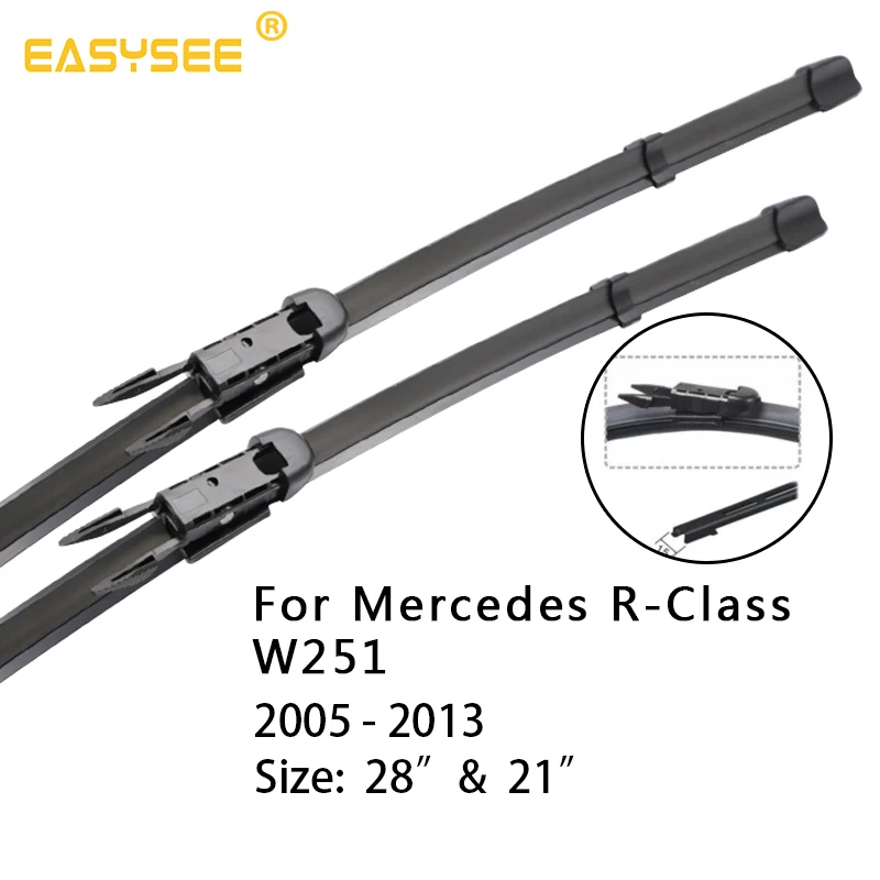 Щетка стеклоочистителя для Mercedes Benz R Class W251 Fit Pinch Tab Arms R280 R300 R320 R350 R500 R550 R63 CDI V6 V8 AMG