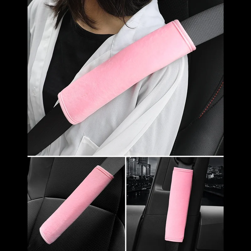 2 шт. Автомобиль Ван мягкие плечевые ремни с длинным рукавом плюшевые