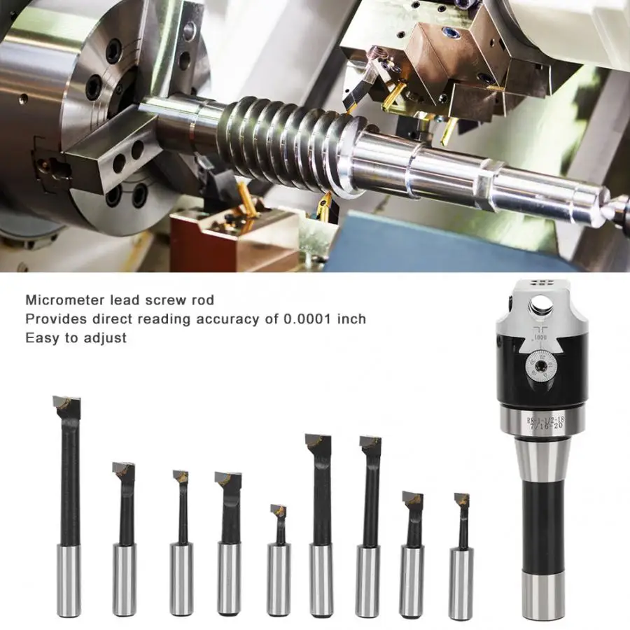 9 шт. 2 дюймовый фрезерный станок с ЧПУ 1/2 дюйма R8 хвостовик обрабатывающий центр