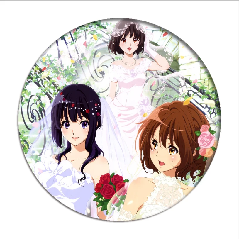 Hibike! Euphonium Значки для косплея Oumae Kumiko коллекция значков сумок Kousaka Reina бюстгальтер