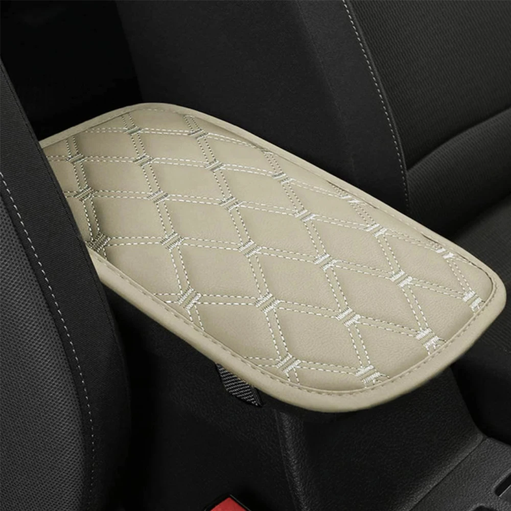 Кожаный Автомобильный Коврик для подлокотника водонепроницаемый универсальный