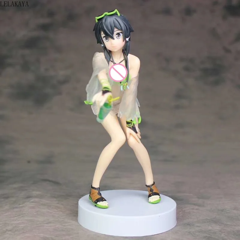 22 см аниме EXQ Sword Art Online SAO Asuna Memory Defrag Asada Shino сексуальный купальник ver. 1/7 ПВХ фигурка
