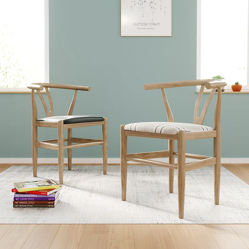 Мебель из твердой древесины искусственное кресло для ресторана современное